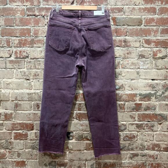 RE/Done Purple Stove Pipe Jeans Size 30 - Picture 10 of 11